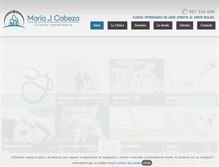 Tablet Screenshot of mariacabeza.com